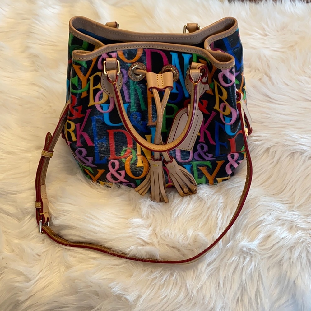 Medium size Dooney & Bourke colorful bag